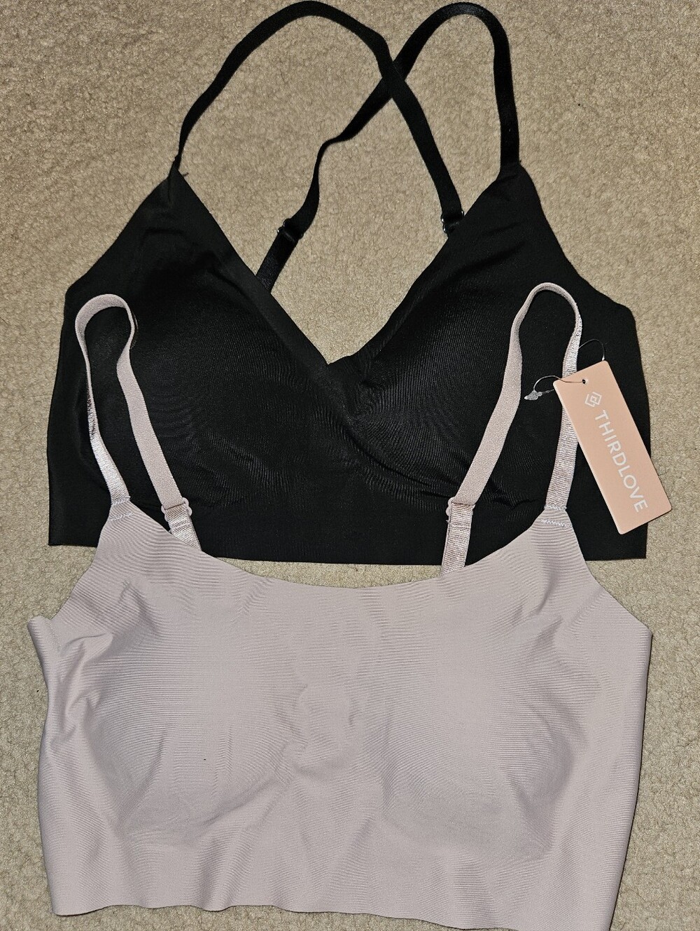 Lot Of Two Thirdlove 24/7 Classic Wireless Bras Small
